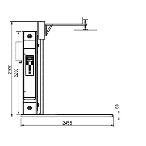 Паллетообмотчик Sunpack XT-4505SP-1 с поворотной платформой и встроенной системой взвешивания