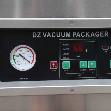 Напольный вакуумный упаковщик DZ-400/2F (нерж.) Эко