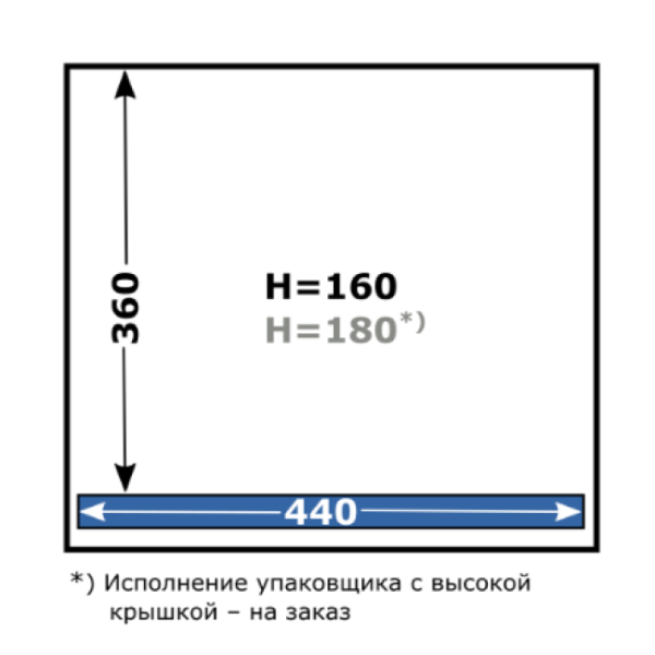 Вакуумная упаковочная машина TEPRO PP5.5