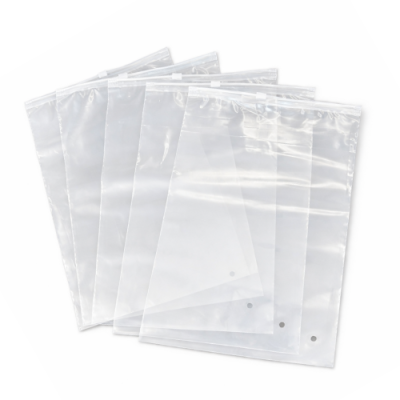 Пакет ПВД с бегунком ZIP-LOCK 350мм х 450мм х 60мкм (прозрачный; глянцевый)