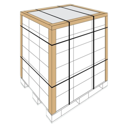 Уголок картонный защитный 50*50*4*1200мм (прессованный)