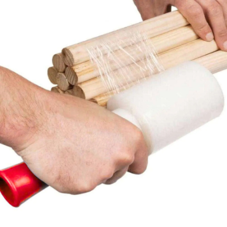 Ручка для стретч-пленки 260мм х 40мм, красная