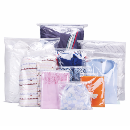 Пакет ПВД с бегунком ZIP-LOCK 350мм х 450мм х 60мкм (прозрачный; глянцевый)