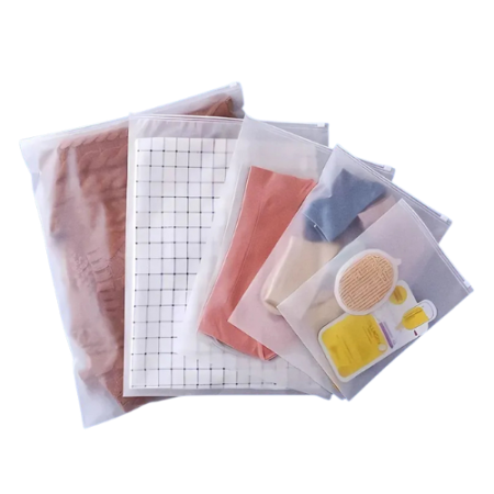 Пакет ПВД с бегунком ZIP-LOCK 350мм х 450мм х 70мкм (прозрачный; матовый)