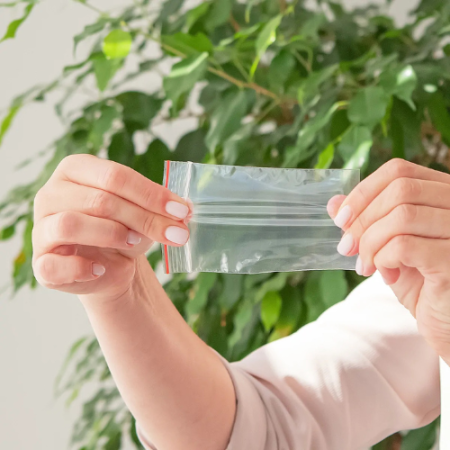 Пакет ПВД с замком ZIP-LOCK 70мм х 100мм х 35мкм, AVIORA