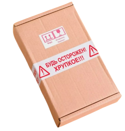 Клейкая лента скотч "Будь Осторожен! Хрупкое!!!" 48мм х 66м х 45мкм Клейкая лента скотч "Будь Осторожен! Хрупкое!!!" 48мм х 66м х 45мкм