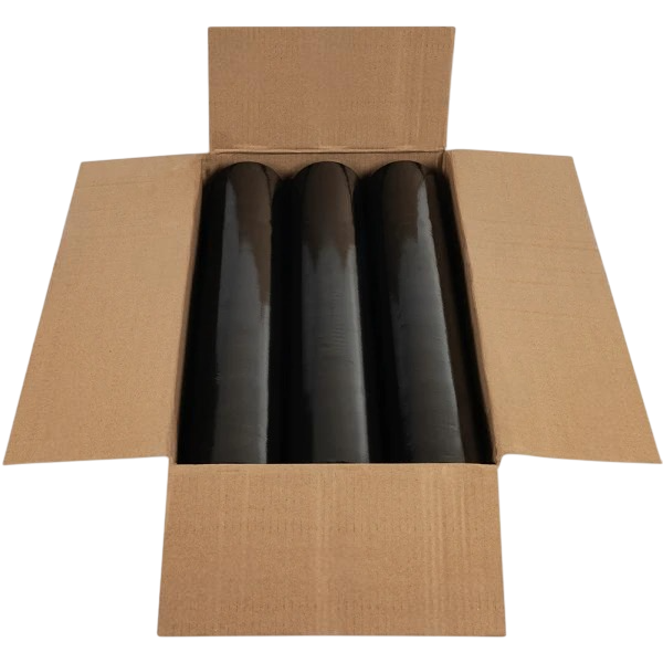 Стрейч пленка черная для ручной обмотки 20мкм х 500мм х 217м Стрейч пленка черная для ручной обмотки 20мкм х 500мм х 217м