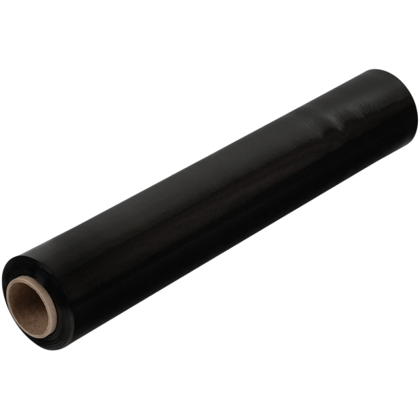 Стрейч пленка черная для ручной обмотки 20мкм х 500мм х 217м Стрейч пленка черная для ручной обмотки 20мкм х 500мм х 217м